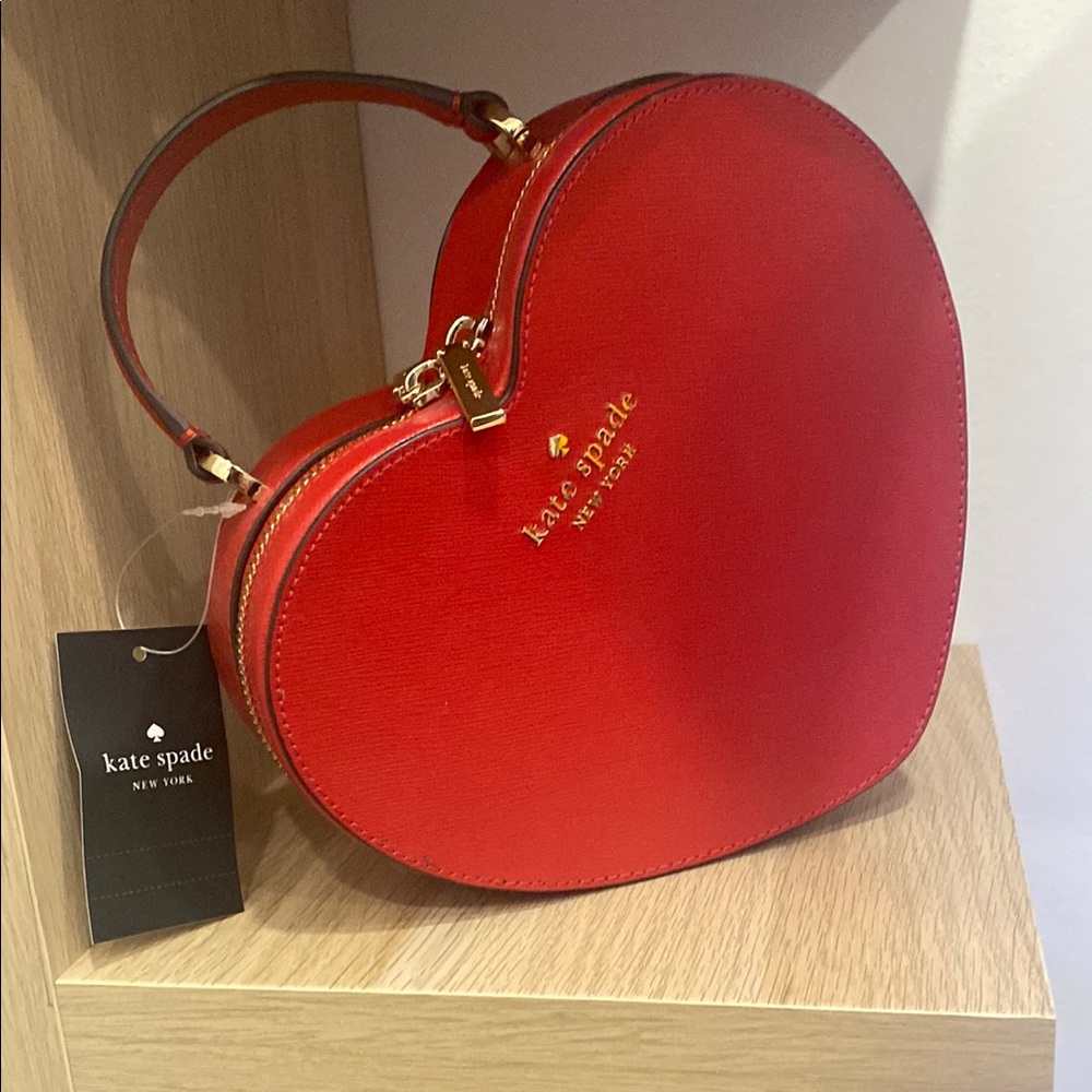 Kate Spade Red Mini Heart Bag